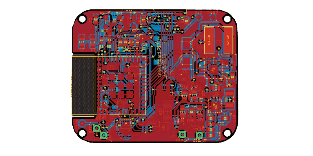 electronic engineering board routing eagle