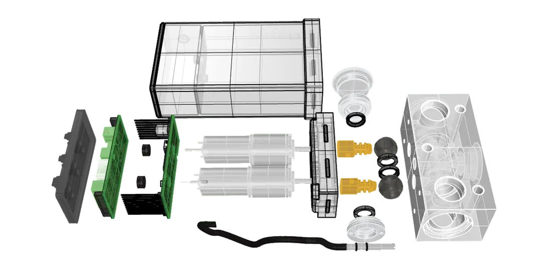 industrial design product exploded view